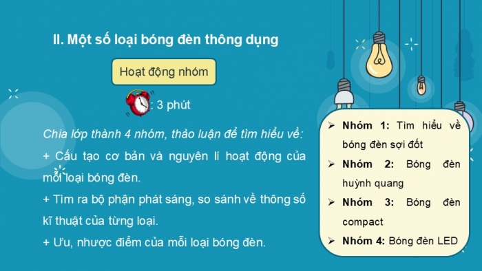 Giáo án PPT Công nghệ 6 kết nối Bài 11: Đèn điện