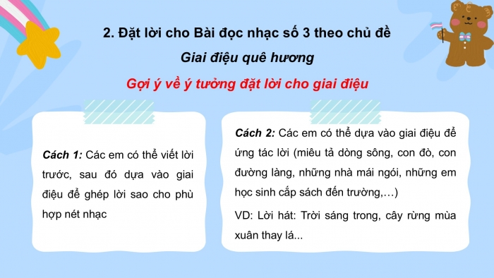 Giáo án PPT Âm nhạc 6 kết nối Tiết 20: Bài đọc nhạc số 3, Ôn tập Mưa rơi