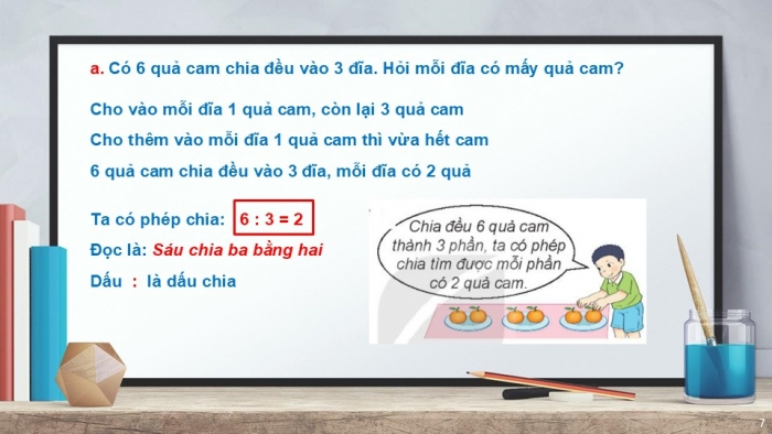 Giáo án PPT Toán 2 kết nối Bài 41: Phép chia