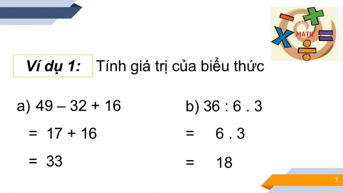 Giáo án PPT Toán 6 cánh diều Bài 6: Thứ tự thực hiện các phép tính