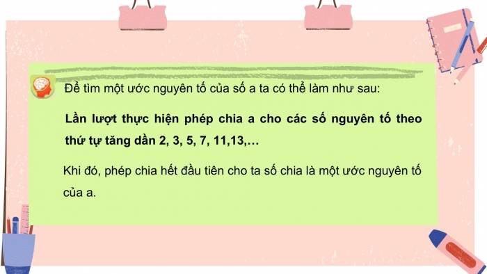 Giáo án PPT Toán 6 cánh diều Bài 11: Phân tích một số ra thừa số nguyên tố