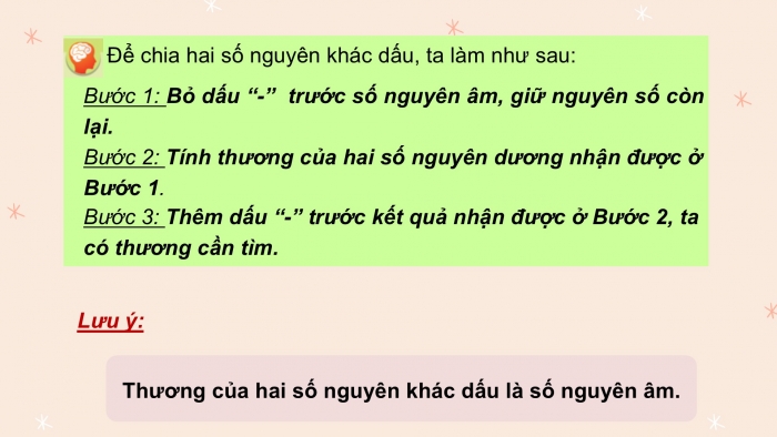 Giáo án PPT Toán 6 cánh diều Bài 6: Phép chia hết hai số nguyên. Quan hệ chia hết trong tập hợp số nguyên