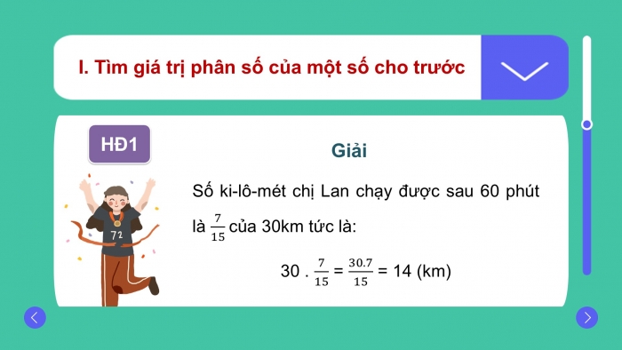 Giáo án PPT Toán 6 cánh diều Bài 10: Hai bài toán về phân số