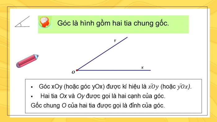 Giáo án PPT Toán 6 cánh diều Bài 5: Góc