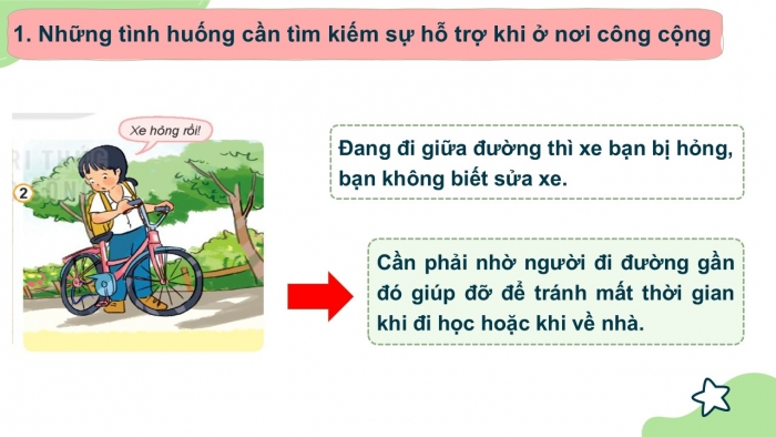 Giáo án PPT Đạo đức 2 kết nối Bài 13: Tìm kiếm sự hỗ trợ ở nơi công cộng