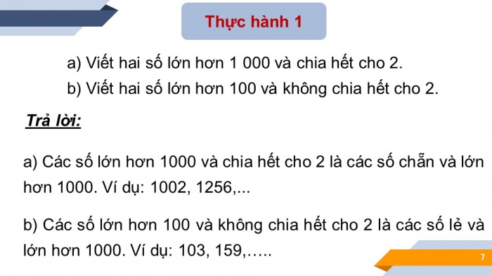 Giáo án PPT Toán 6 chân trời Bài 7: Dấu hiệu chia hết cho 2, cho 5