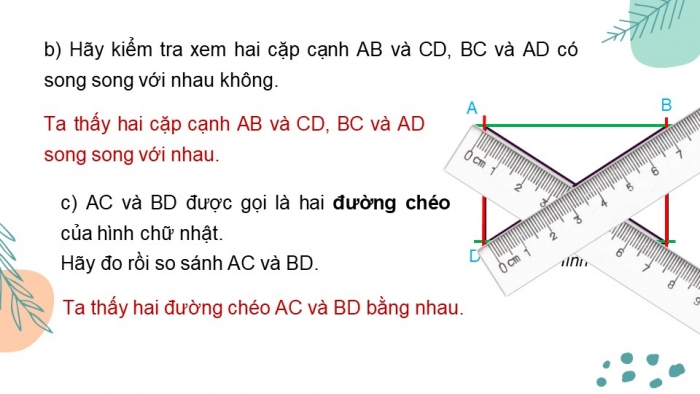 Giáo án PPT Toán 6 chân trời Bài 2: Hình chữ nhật – Hình thoi – Hình bình hành – Hình thang cân