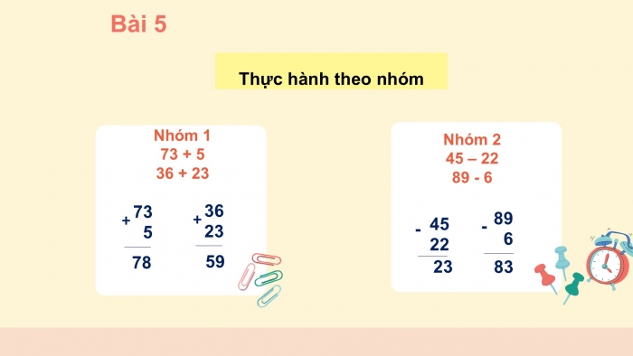 Giáo án PPT Toán 2 chân trời bài Em làm được những gì? (Chương 1 tr. 34)