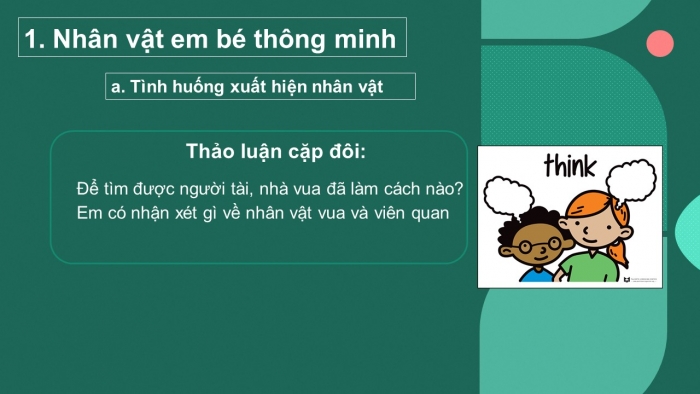 Giáo án PPT Ngữ văn 6 chân trời Bài 2: Em bé thông minh