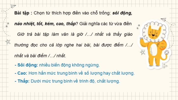 Giáo án PPT Ngữ văn 6 kết nối Bài 7: Nghĩa của từ ngữ