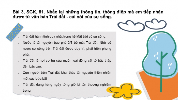 Giáo án PPT Ngữ văn 6 kết nối Bài 9: Văn bản và đoạn văn