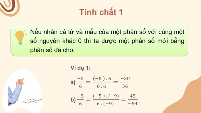 Giáo án PPT Toán 6 chân trời Bài 2: Tính chất cơ bản của phân số