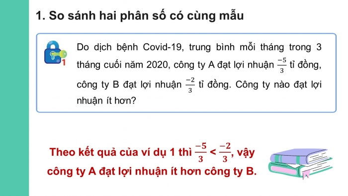 Giáo án PPT Toán 6 chân trời Bài 3: So sánh phân số