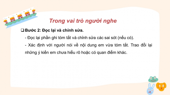 Giáo án PPT Ngữ văn 6 chân trời Bài 6: Tóm tắt nội dung trình bày của người khác