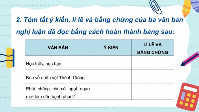 Giáo án PPT Ngữ văn 6 chân trời Bài 8: Ôn tập