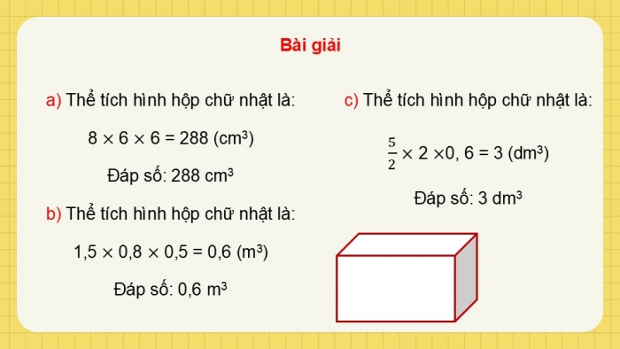 Giáo án điện tử Toán 5 cánh diều Bài 66: Luyện tập