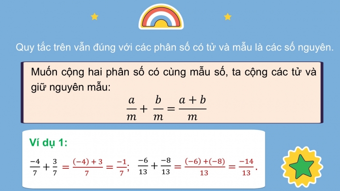 Giáo án PPT Toán 6 kết nối Bài 25: Phép cộng và phép trừ phân số