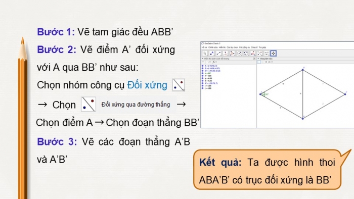 Giáo án PPT Toán 6 kết nối Thực hành trải nghiệm: Vẽ hình đơn giản với phần mềm GeoGebra