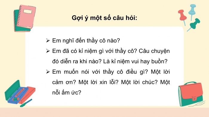 Giáo án PPT HĐTN 2 kết nối Tuần 12: Biết ơn thầy cô