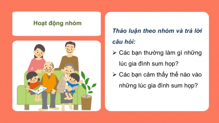 Giáo án PPT HĐTN 2 kết nối Tuần 20: Ngày đáng nhớ của gia đình