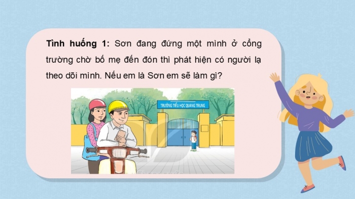 Giáo án PPT HĐTN 2 kết nối Tuần 24: Phòng tránh bị bắt cóc