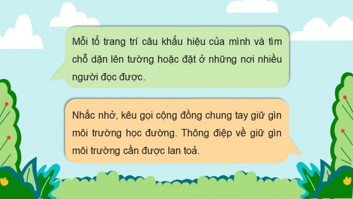 Giáo án PPT HĐTN 2 kết nối Tuần 31: Lớp học xanh