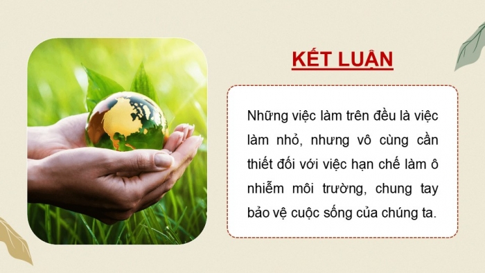 Giáo án điện tử Hoạt động trải nghiệm 9 chân trời bản 2 Chủ đề 6 Tuần 24