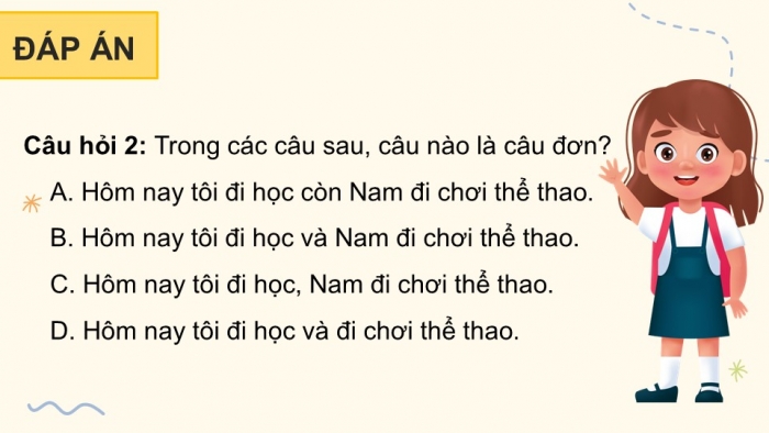 Giáo án điện tử Tiếng Việt 5 cánh diều Bài 11: Luyện tập về câu đơn và câu ghép