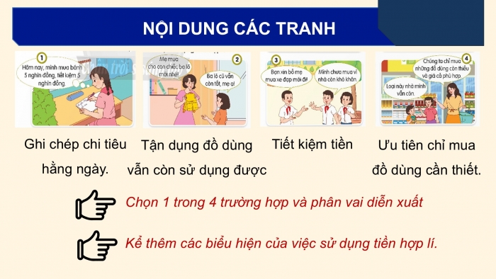 Giáo án điện tử Đạo đức 5 chân trời Bài 12: Em sử dụng tiền hợp lí