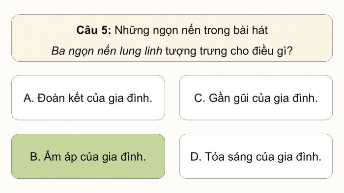 Giáo án điện tử Âm nhạc 5 cánh diều Tiết 25: Lí thuyết âm nhạc Nhịp 3/4, Đọc nhạc Bài đọc nhạc số 3