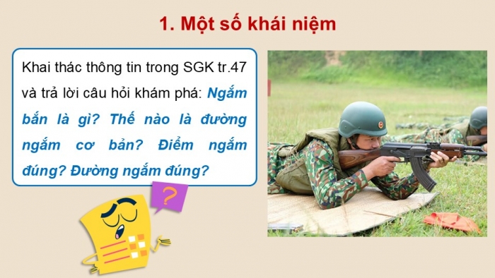 Giáo án điện tử Quốc phòng an ninh 12 cánh diều Bài 6: Kĩ thuật bắn súng tiểu liên AK