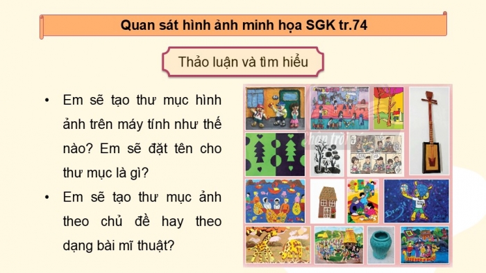 Giáo án điện tử Mĩ thuật 5 chân trời bản 1 Bài tổng kết: Giới thiệu các bài học trong sách giáo khoa Mĩ thuật 5