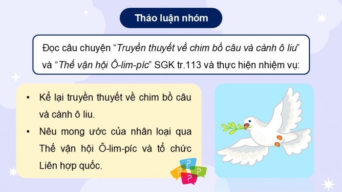 Giáo án điện tử Lịch sử và Địa lí 5 kết nối Bài 27: Xây dựng thế giới hòa bình