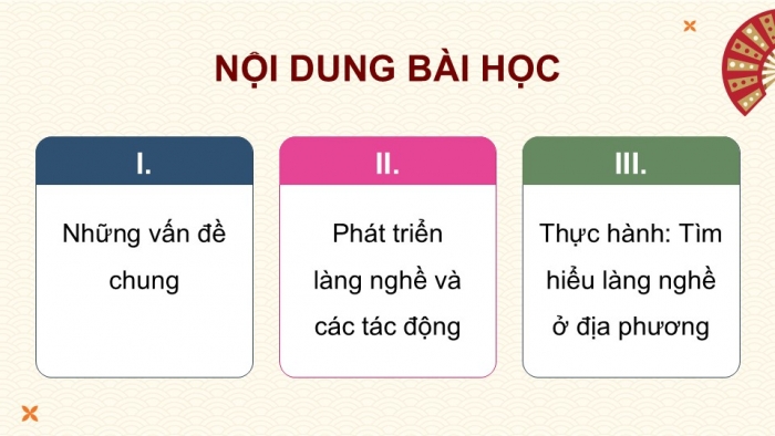 Giáo án điện tử chuyên đề Địa lí 12 kết nối CĐ 3 Phần 1: Những vấn đề chung (Phát triển làng nghề)