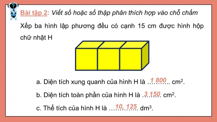 Giáo án PPT dạy thêm Toán 5 Kết nối bài 55: Luyện tập chung