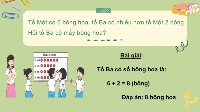 Giáo án PPT Toán 2 cánh diều bài Bài toán liên quan đến phép cộng, phép trừ (tiếp theo)