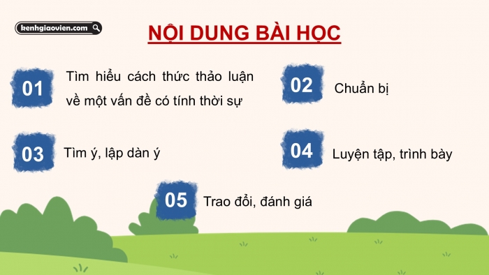 Giáo án điện tử Ngữ văn 9 chân trời Bài 9: Trình bày ý kiến về một sự việc có tính thời sự