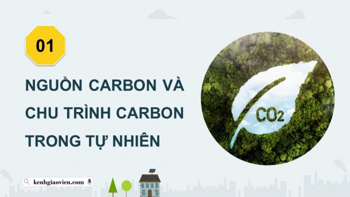 Giáo án điện tử KHTN 9 chân trời - Phân môn Hoá học Bài 34: Nguồn carbon. Chu trình carbon và sự ấm lên toàn cầu