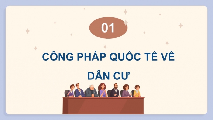 Giáo án điện tử Kinh tế pháp luật 12 kết nối Bài 15: Công pháp quốc tế về dân cư, lãnh thổ và chủ quyền quốc gia