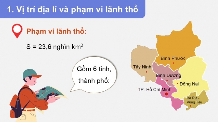 Giáo án điện tử Địa lí 12 kết nối Bài 29: Phát triển kinh tế – xã hội ở Đông Nam Bộ