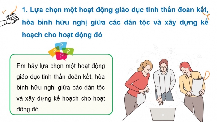 Giáo án điện tử Hoạt động trải nghiệm 12 chân trời bản 1 Chủ đề 6: Tham gia xây dựng và phát triển cộng đồng (P2)