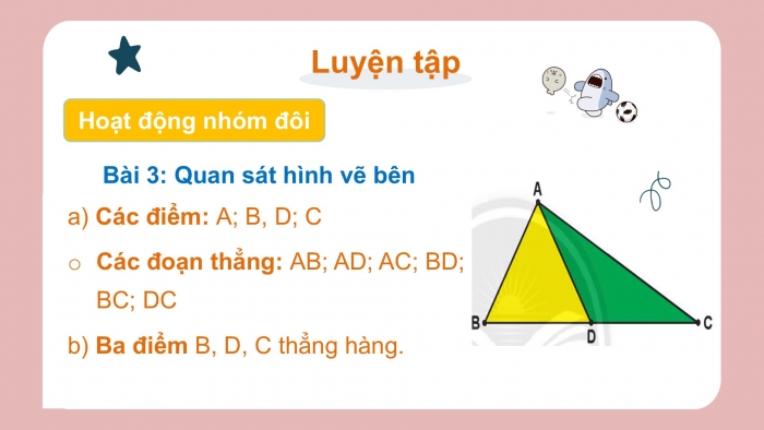 Giáo án PPT Toán 2 chân trời bài Ôn tập hình học và đo lường (tập 1)