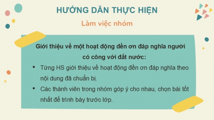 Giáo án điện tử Tiếng Việt 5 kết nối Bài 20: Đền ơn đáp nghĩa