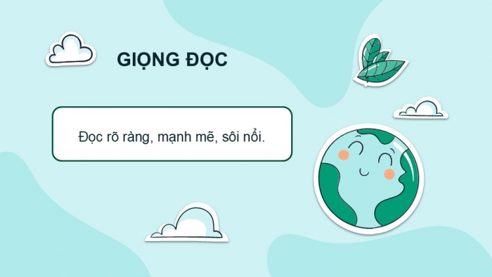 Giáo án điện tử Tiếng Việt 5 kết nối Bài 28: Giờ Trái Đất