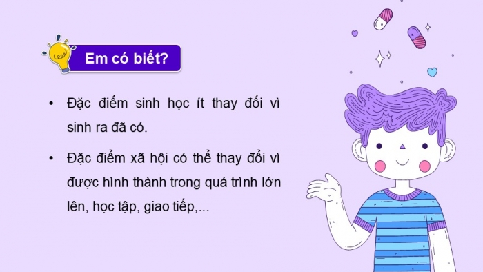 Giáo án điện tử Khoa học 5 kết nối Bài 24: Nam và nữ