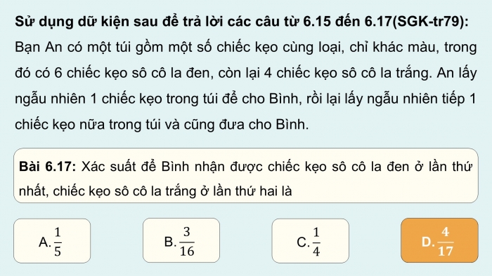 Giáo án điện tử Toán 12 kết nối Bài tập cuối chương VI