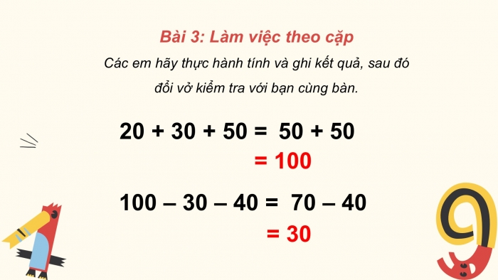 Giáo án PPT Toán 2 cánh diều bài Luyện tập chung (Chương 2 tr. 74)