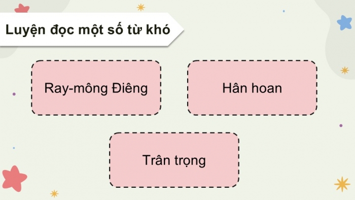 Giáo án điện tử Tiếng Việt 5 cánh diều Bài 16: Việt Nam ở trong trái tim tôi