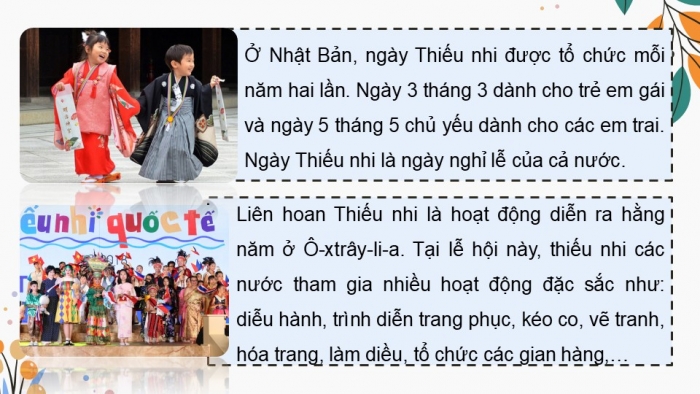 Giáo án điện tử Tiếng Việt 5 cánh diều Bài 18: Trao đổi Ngày hội Thiếu nhi