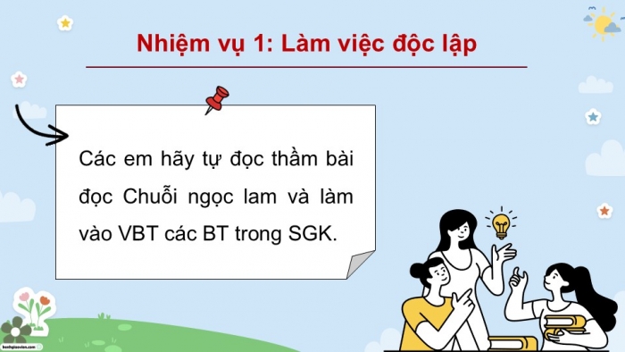 Giáo án điện tử Tiếng Việt 5 cánh diều Bài 19: Ôn tập cuối năm học (Tiết 1)